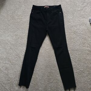 Judy Blue Distressed Black Women's Jeans